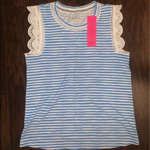 NWT Lilly Pulitzer Zanzibar Beach Agee Top XS